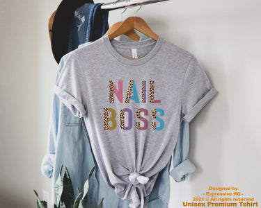 Nail Boss Shirt, Gift For Nail Tech, Nail Technician Shirt, Nail Artist T-Shirt, Manicurist Shirt, Gift For Manicurist, Pedicurist Shirt