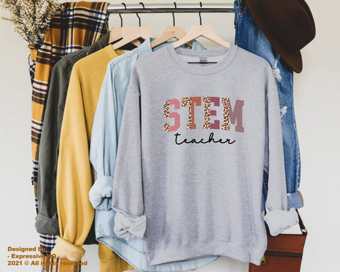 STEM Teacher, STEM Teacher Sweater, Science Technology Engineering Math Teacher Crewneck, Stem Teacher Gift, Specials Teacher Sweatshirt