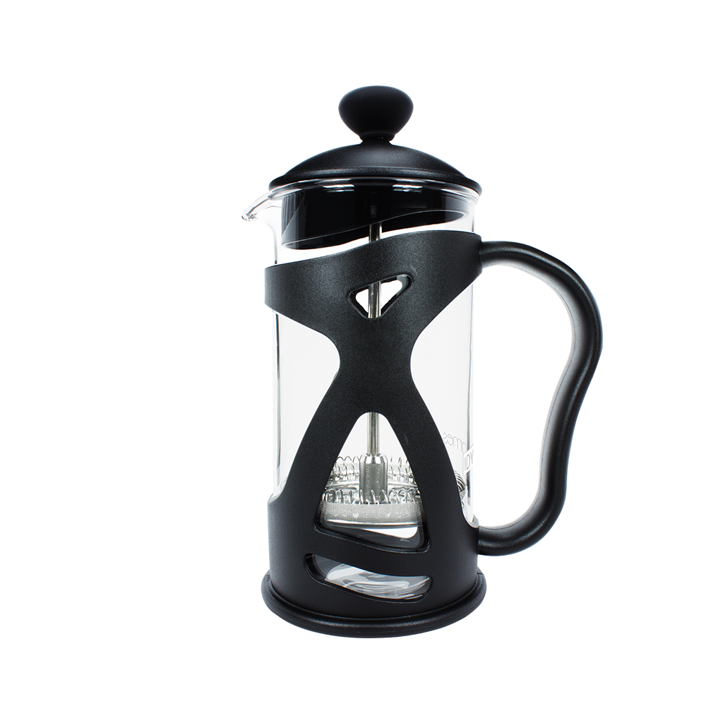 KONA French Press Small Single Serve Coffee and Tea Maker, Black